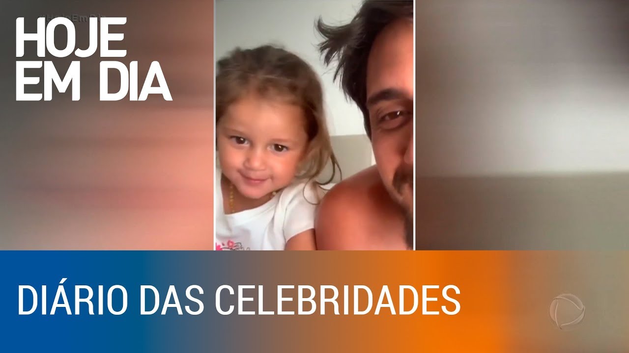 Bruno Gissoni encanta seguidores com discuss&atilde;o fofa com a filha
