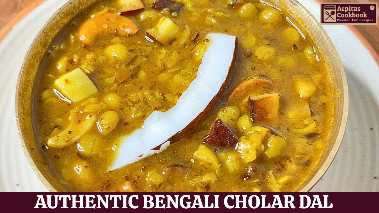 Bengali Cholar Dal Recipe | Niramish Cholar Dal Recipe (No Onion No Garlic) | Bengali Recipe