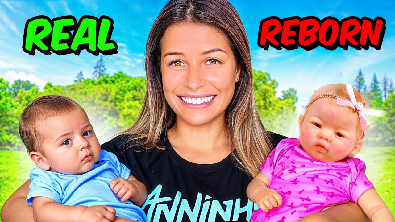 24 HORAS SENDO BABÁ DE BEBÊ REAL VS BEBÊ REBORN !!