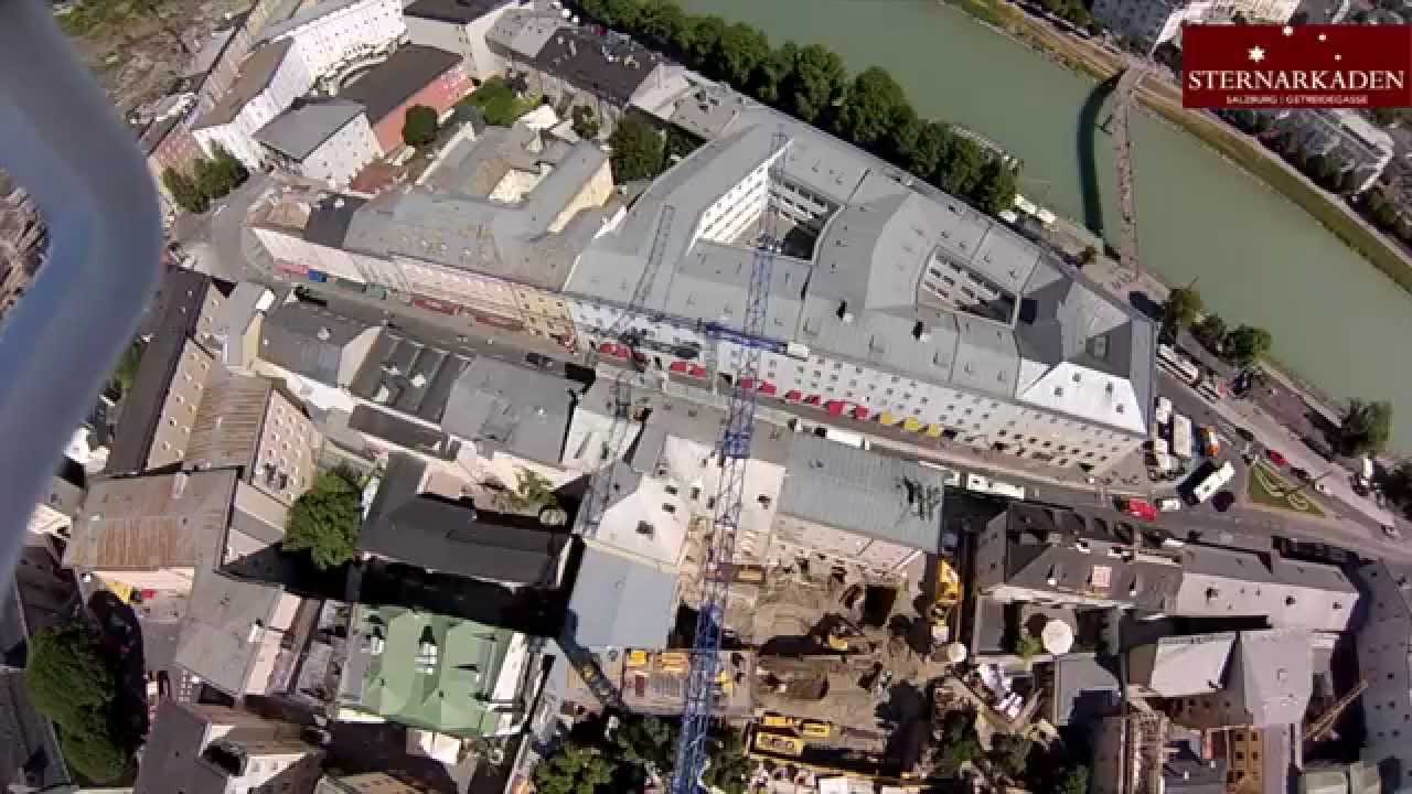 Der Bau der neuen Sternarkaden