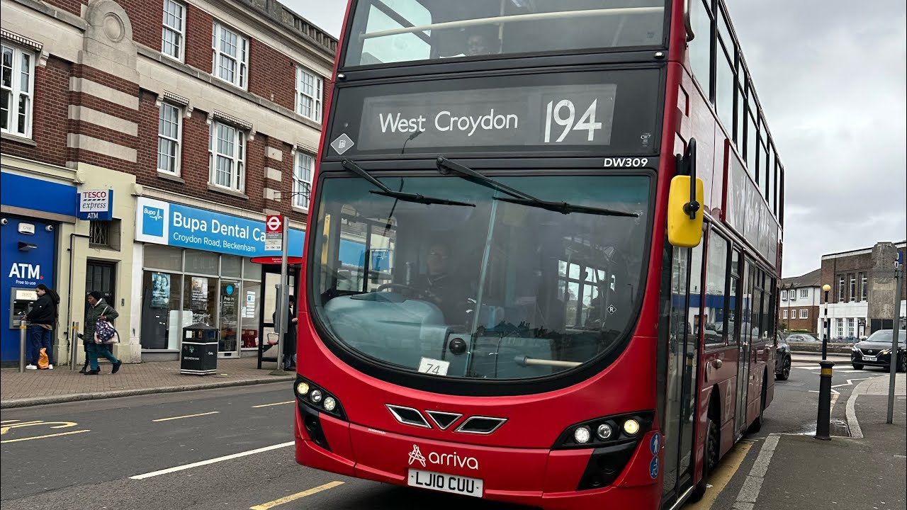 *LJ10 CUU*Arriva London 2010Reg VDL/ DB300 Wright Gemini 2