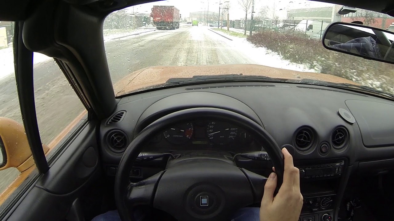 Mazda MX-5 NB 1.8 - Snow driving fun #3