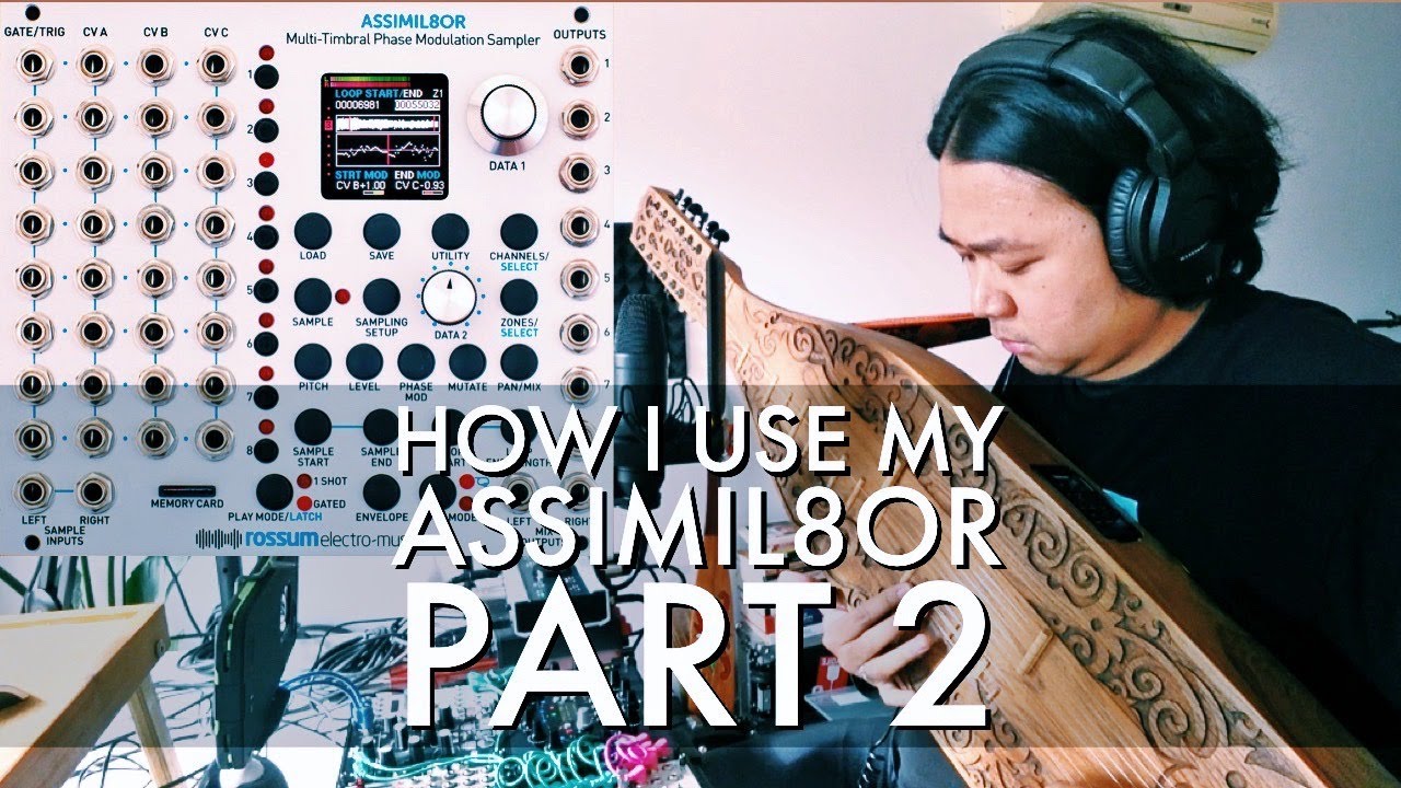 How I use My Rossum Electro-Music Assimil8or with an Acoustic Instrument - Sape (Part 2) | Zones