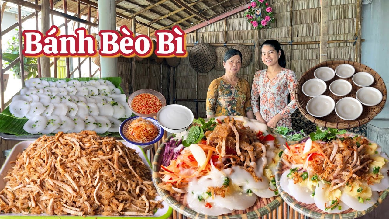 BÁNH BÈO BÌ sự kết lạ mà quen cho ra một món ngon lạ vị mà hấp dẫn... bạn hãy thử nhé!