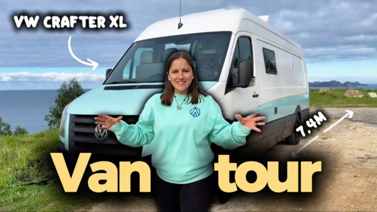 7,4 METROS DE CASA: VanTour la furgoneta más larga para vivir 😱🚐