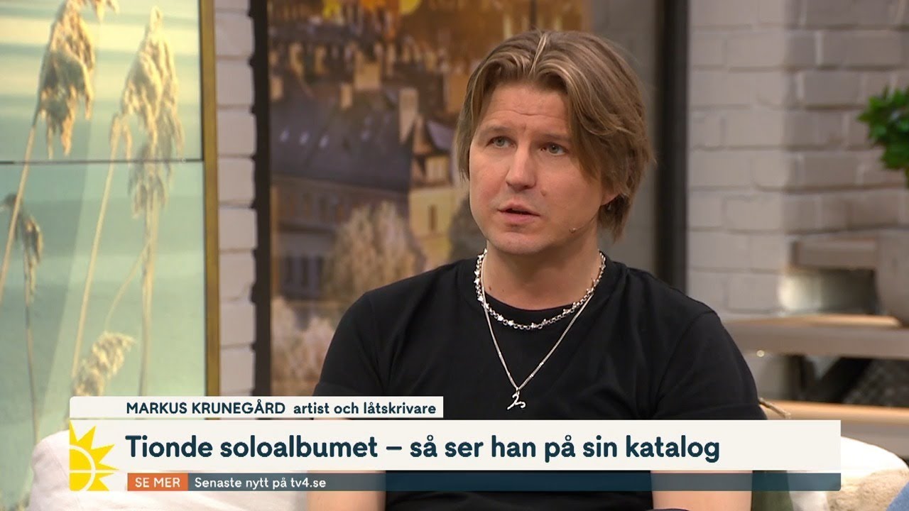 Markus Krunegård: Nya albumet är ”lite för nära” | Nyhetsmorgon | TV4 & TV4 Play
