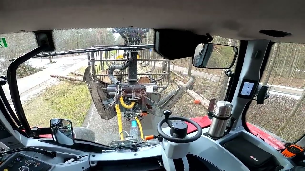 Park (Vingis) . work with valtra.  Forest. GoPro.