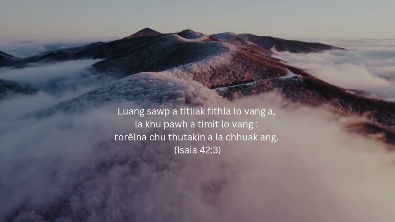 Nitin Nunna 13 : HLIAM TUAM DAM TURIN A LOKAL (HE CAME FOR BRUISED REED) 