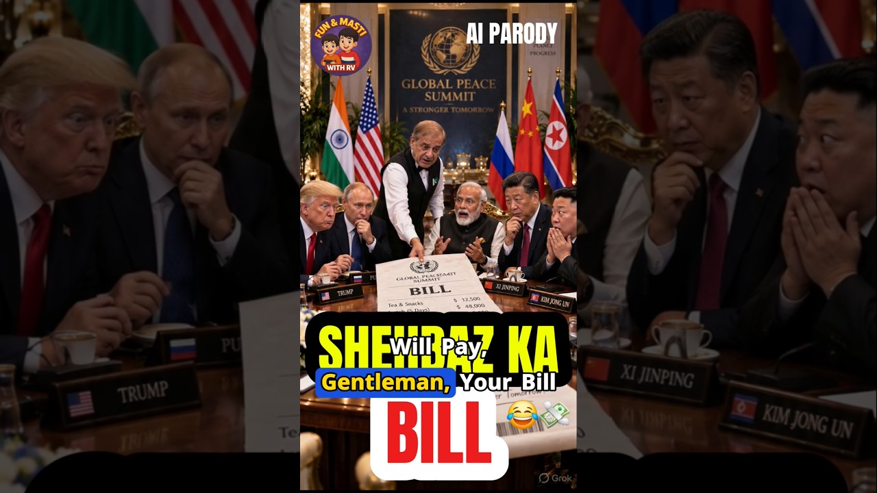 SHEHBAZ KA BILL 😂💸 #shorts #comedy #funny #viral #trending #modi #trump #shehbazsharif