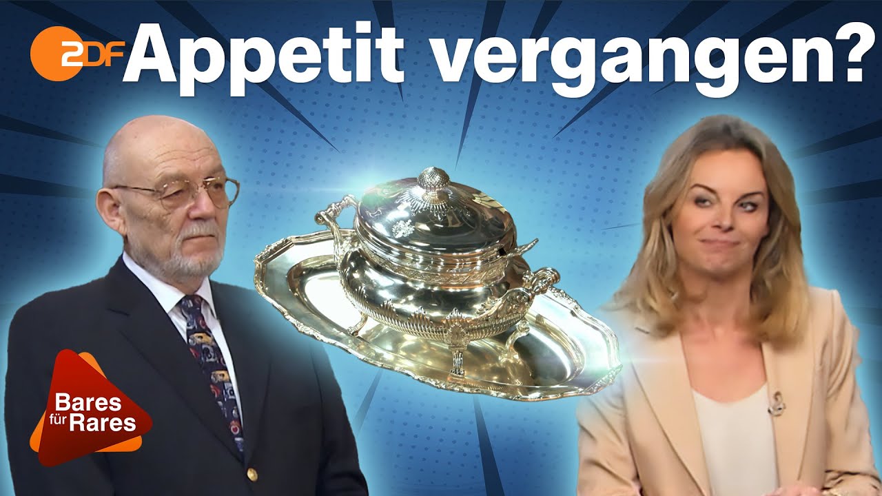 Er tischt groß auf: Doch adeliges Silber-Konvolut verliert im Händlerraum an Glanz | Bares für Rares
