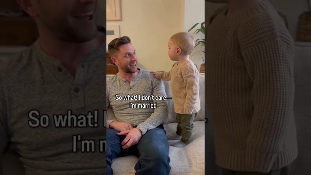 &ldquo;When Baby Told Dad His Teacher Is Beautiful 😂👶&rdquo;
