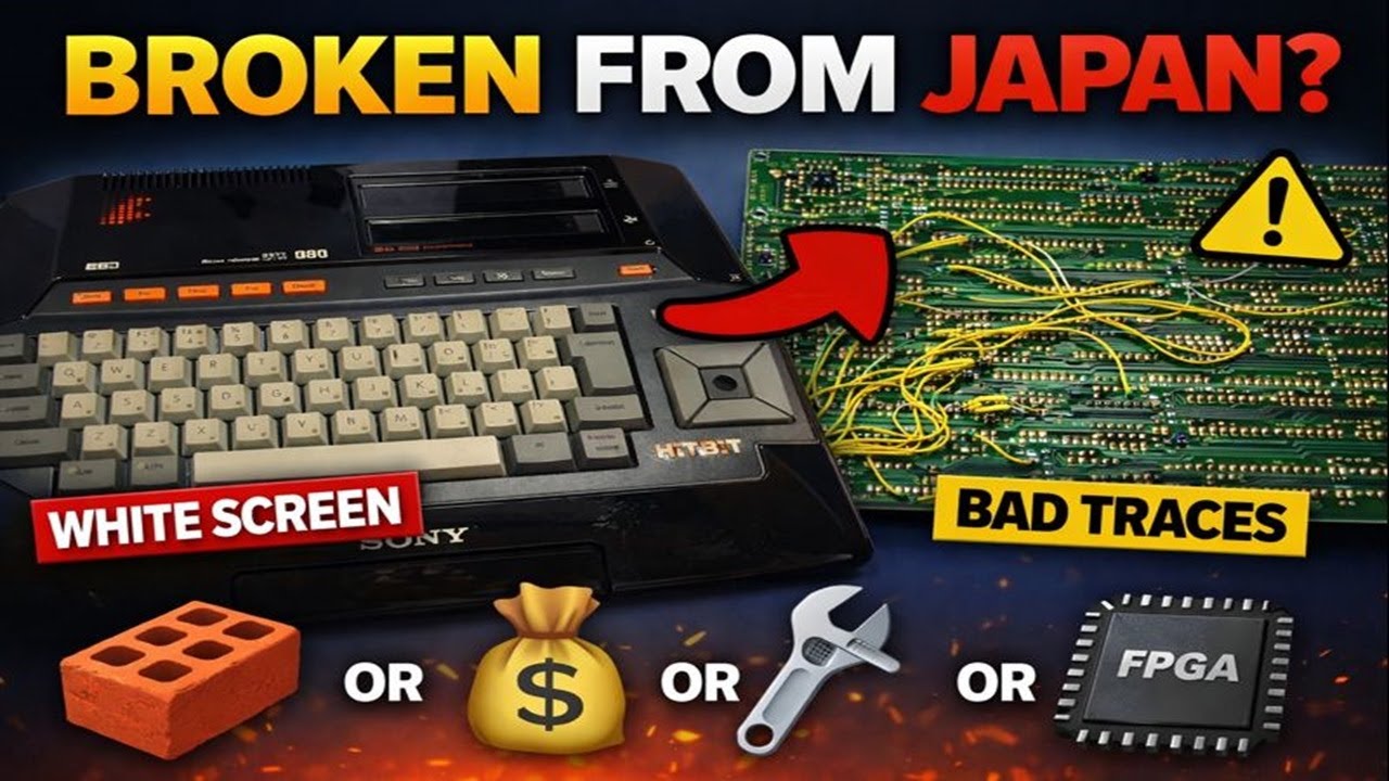 Я импортировал компьютер Sony HitBit 101 MSX… и он полностью не работает (решайте, что будет даль...