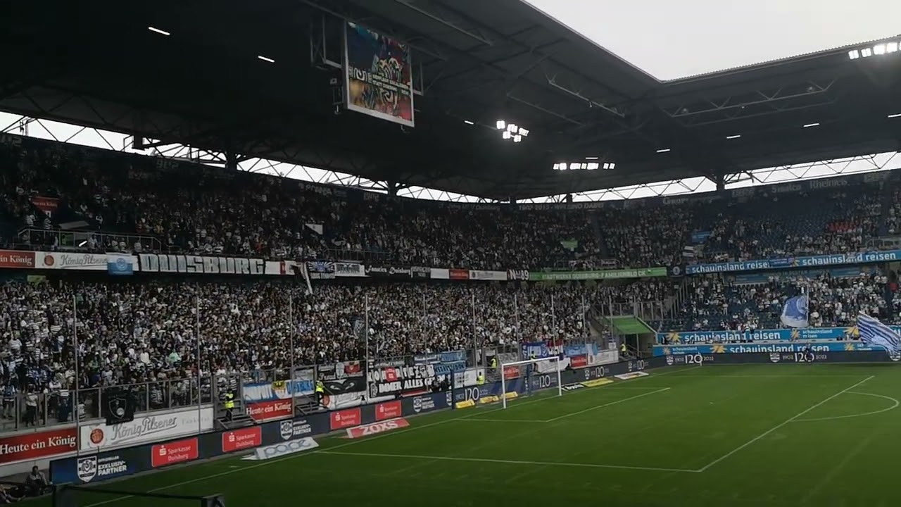 [20220911] MSV vs. SGD - Fans - Zebra Twist - Aufstellung - Hymne - Fans