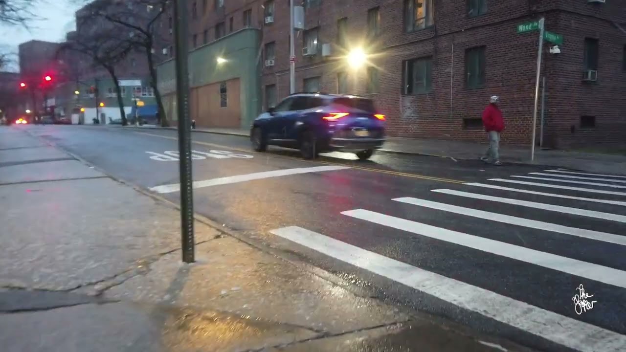 SNOWFALL Virginia Ave PARKCHESTER THE BRONX, Walking NYC