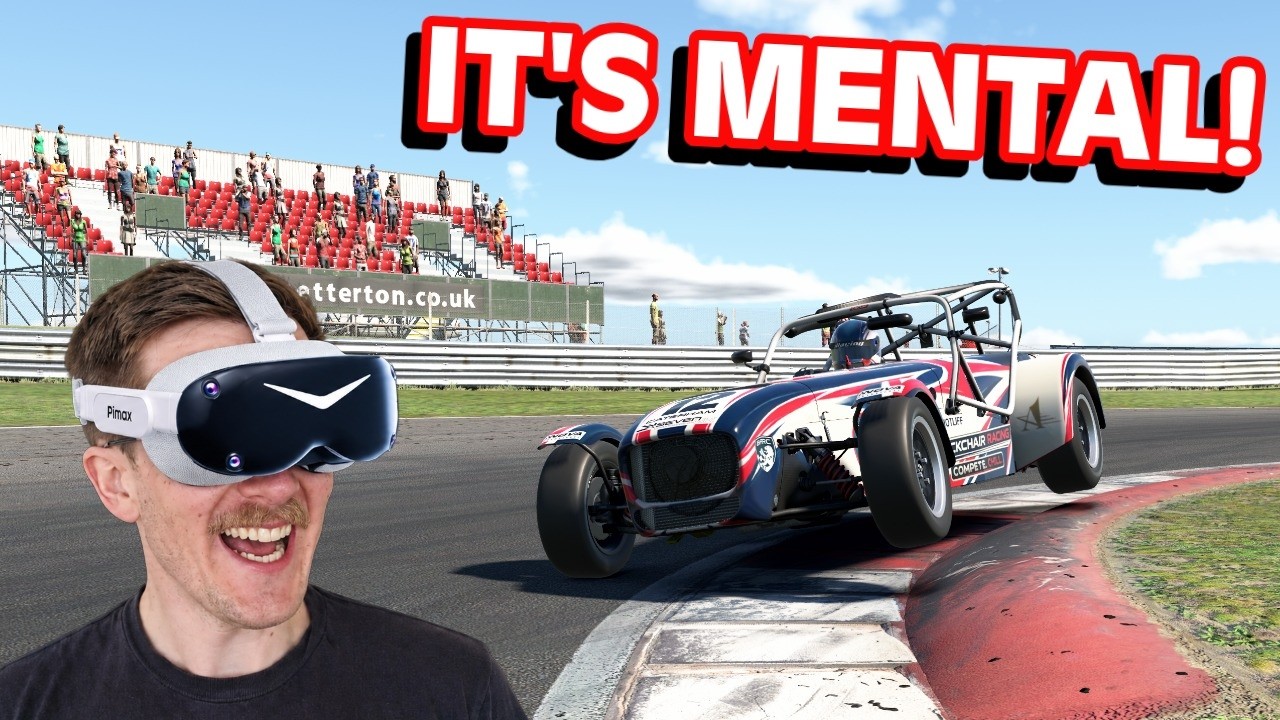 Обновленный Caterham 420R в VR &mdash; это просто бомба! | Pimax Dream Air SE | iRacing