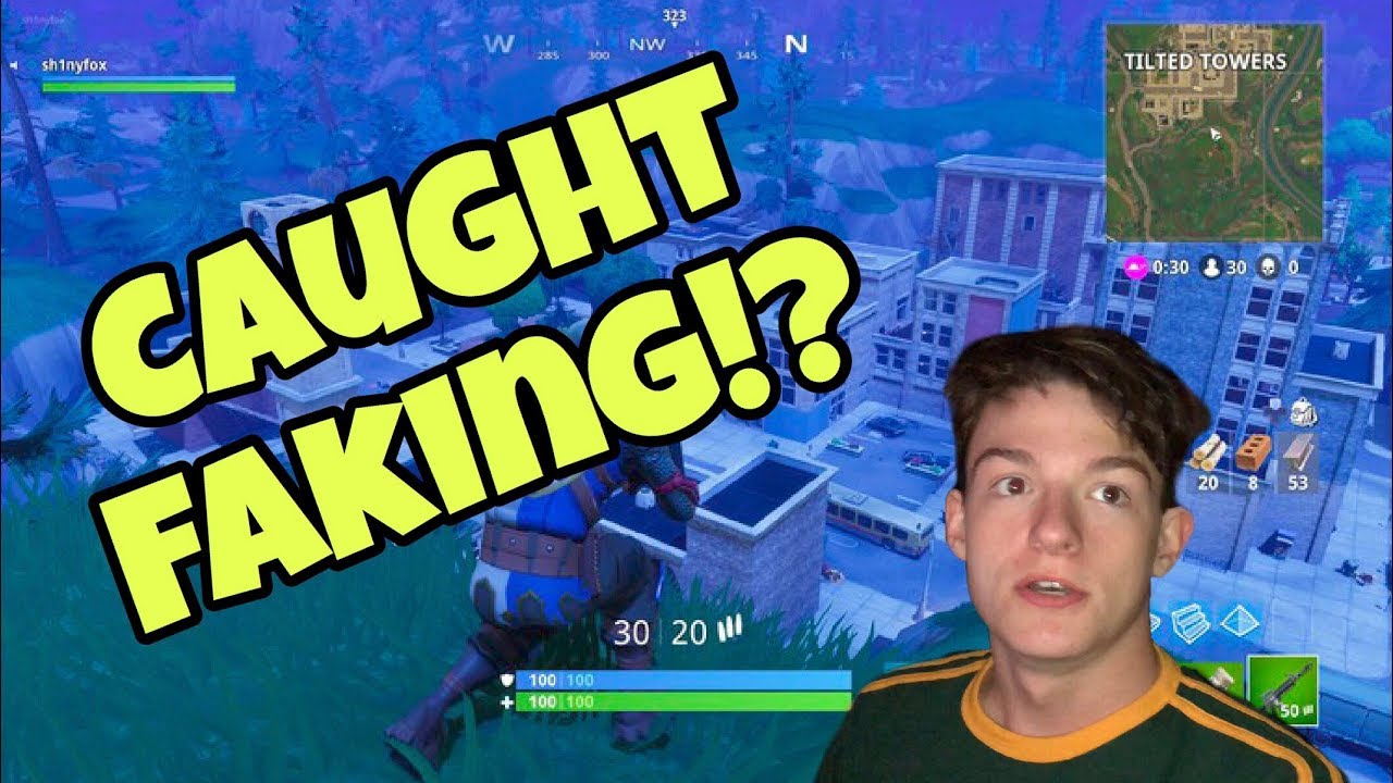 KID CAUGHT FAKING FORTNITE GAMEPLAY?!?