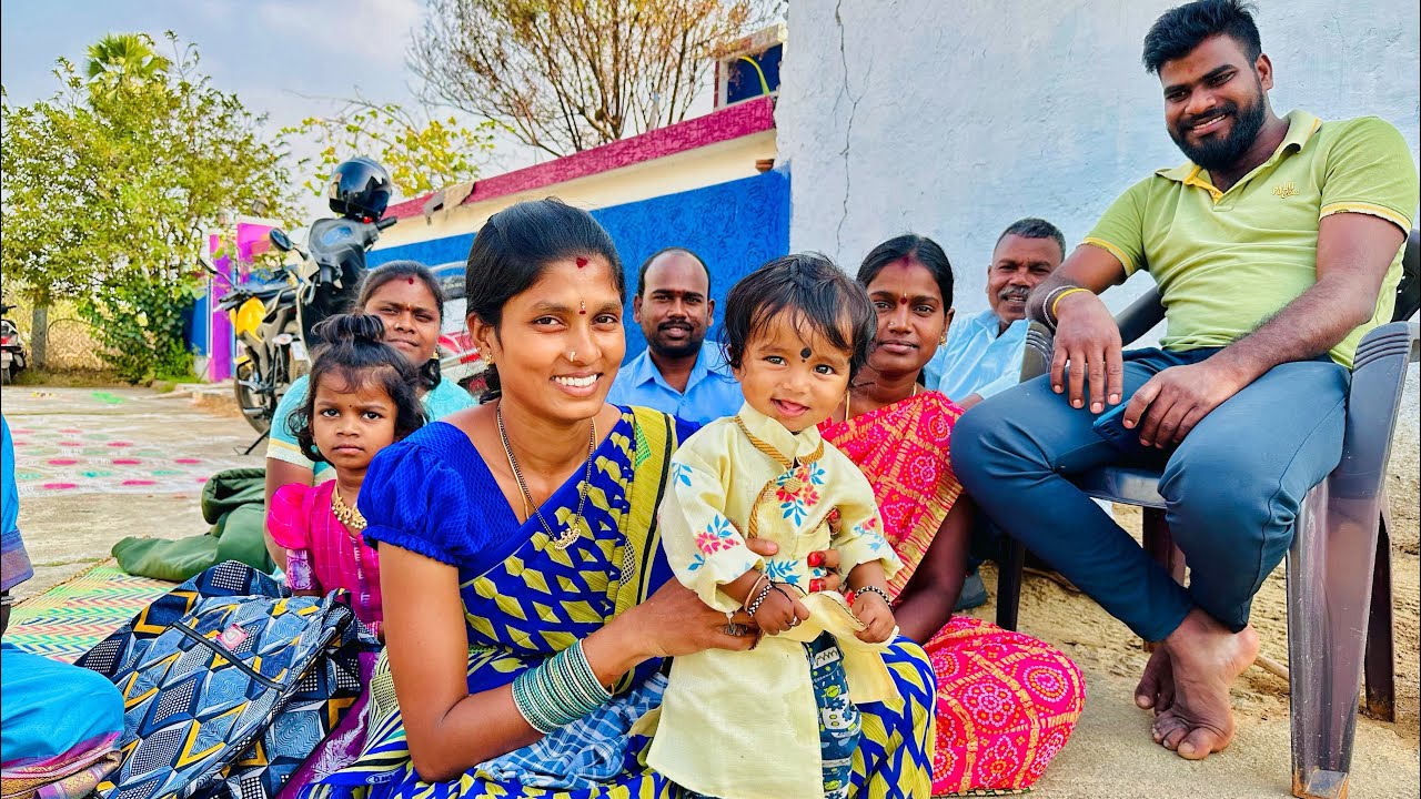 సంక్రాంతి కి జ్యోతి వాళ్ళ ఇంటికి వచ్చినం#swapnaswamyvlogs#swapnaswamyvillagelife#pochammachethivanta