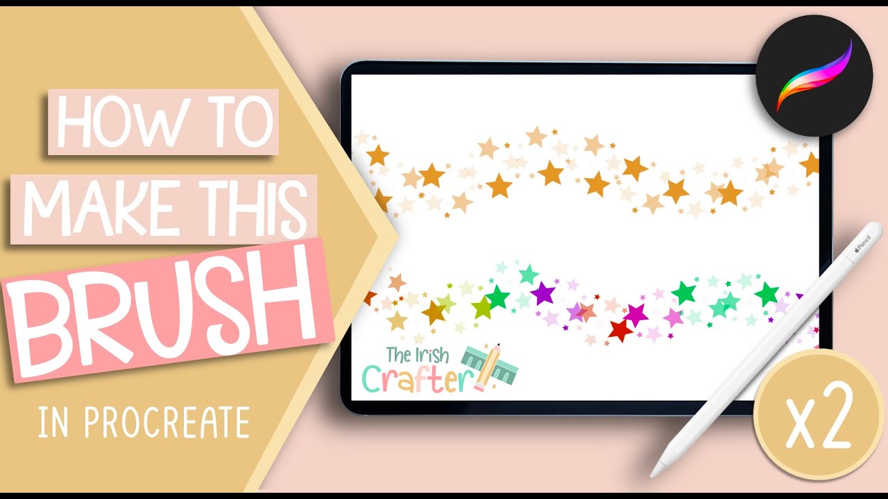 How to Make a Star Brush in Procreate | Easy Beginner Tutorial (2 Styles!) ✨