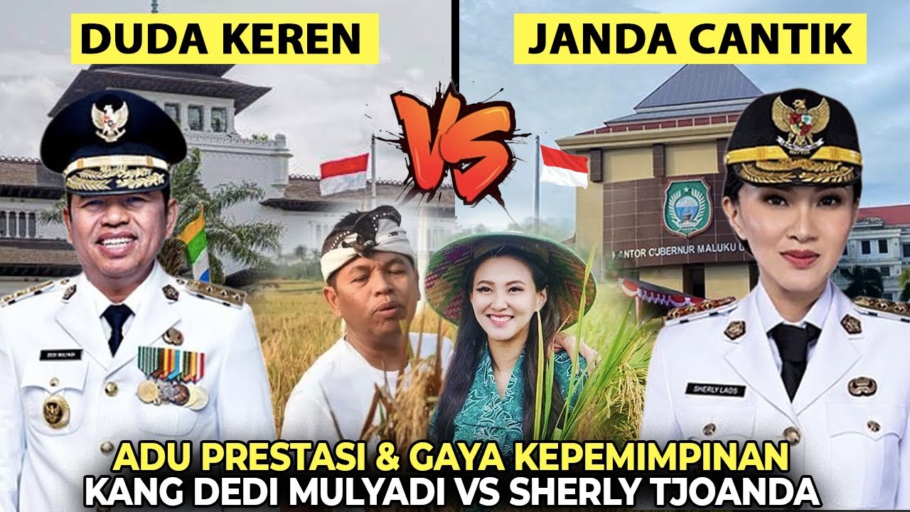 BU SHERLY TJOANDA SALTING KETEMU KDM?! Adu Prestasi Gubernur Jawa Barat Vs Gubernur maluku Utara
