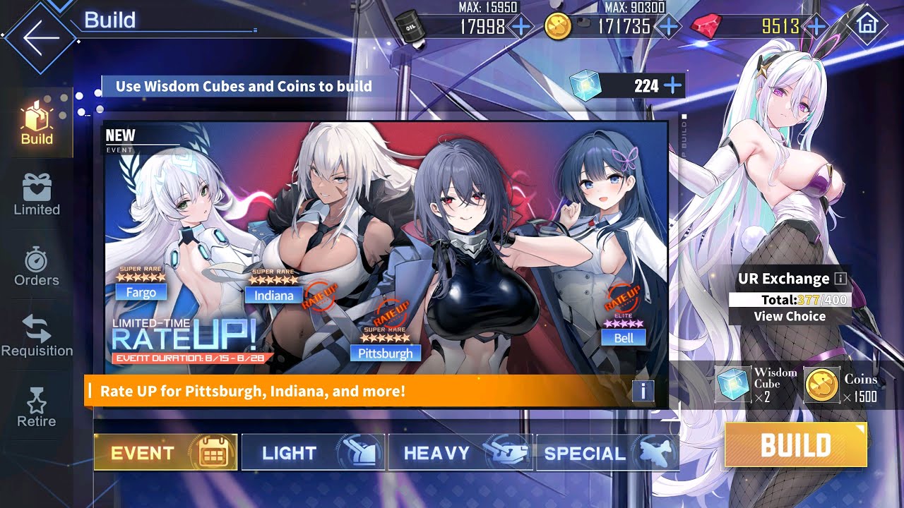 Azur Lane: New [Windborne Steel Wings] Event Build (Part 2) HAPPY 6th Azur Lane Anniversary!!!!!!