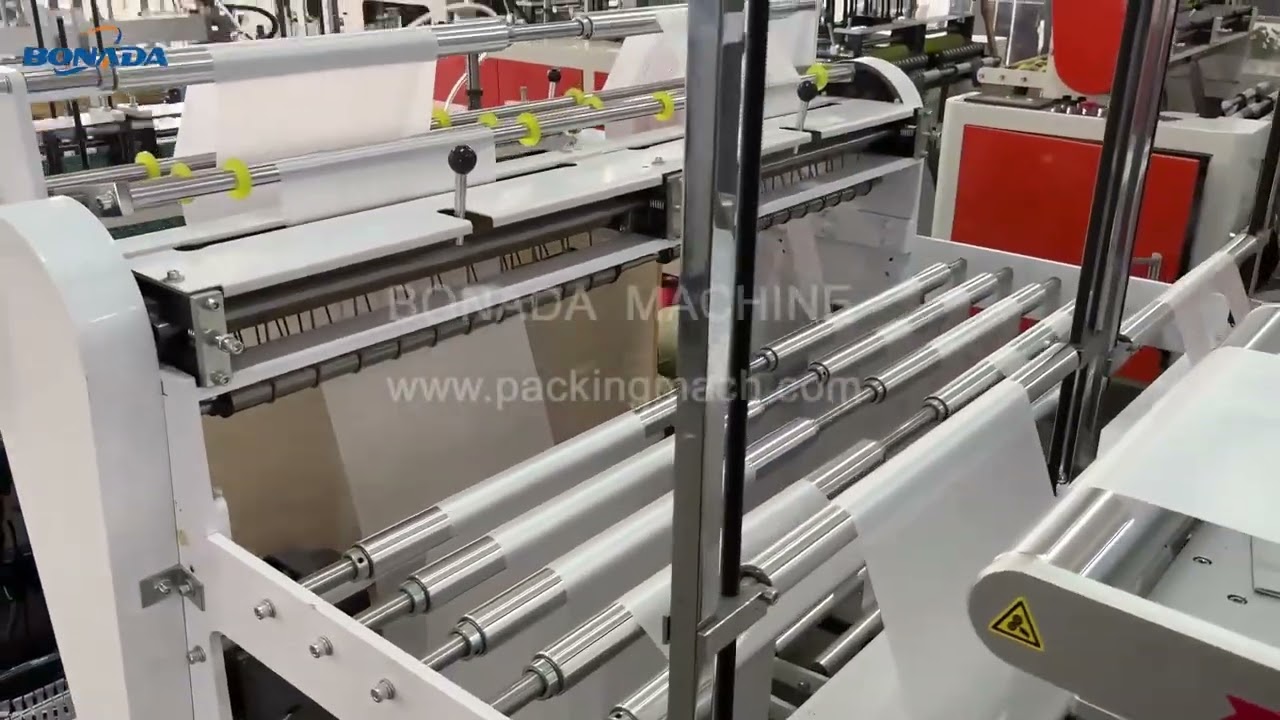 BNF-500*2 Double Lanes Full Automatic Rolling Bag Making Machine with Papercore