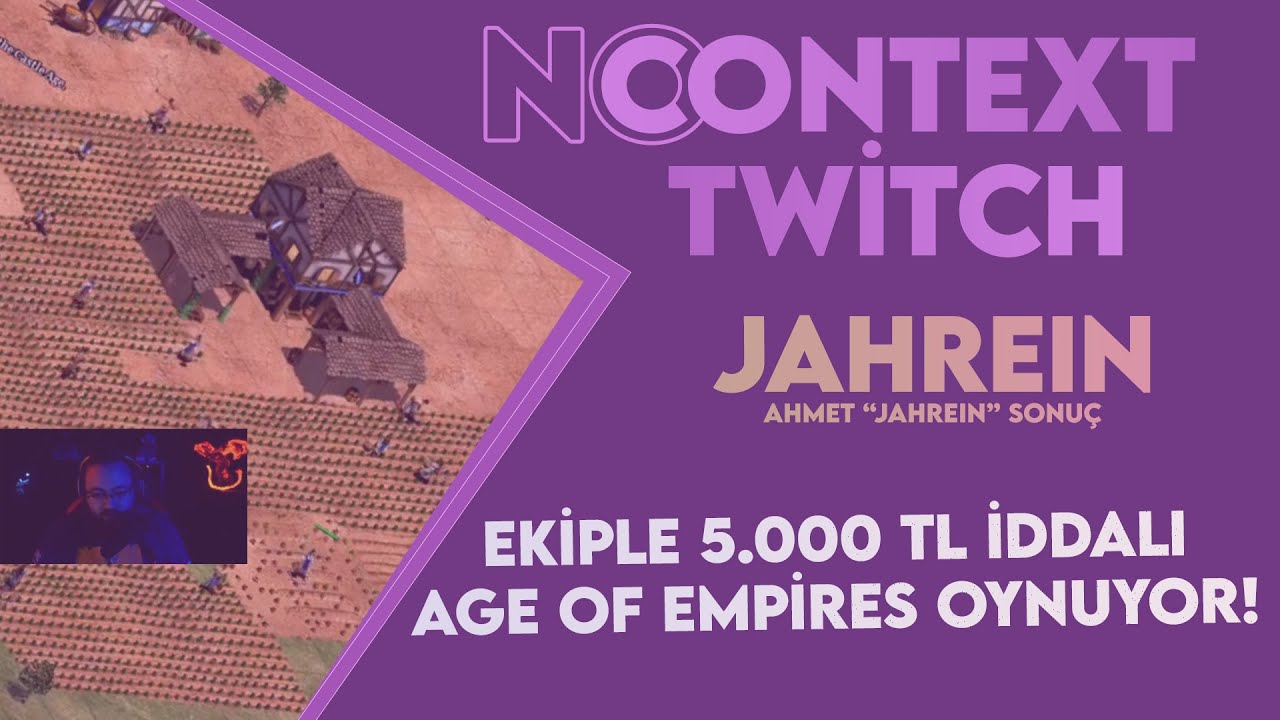 Jahrein Ekiple 5.000 TL İddialı Age Of Empires Oynuyor!