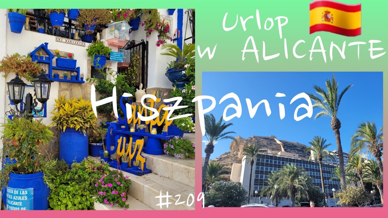 Wakacyjnie z Alicante 🇪🇦 Hiszpania 🇪🇦 Stara dzielnica Santa Cruz 🇪🇦 Plaża Centrum🌴. 19.08.2024.