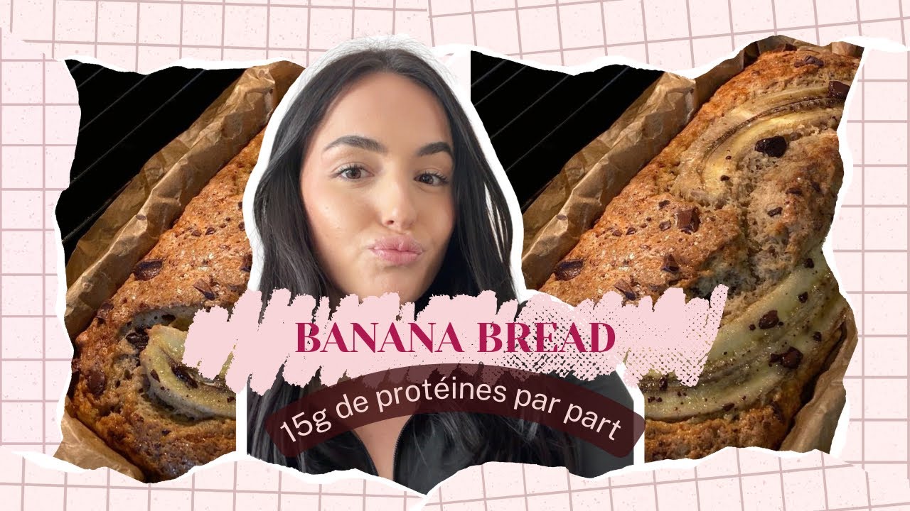 Banana bread a 15g de protéines par part ! 