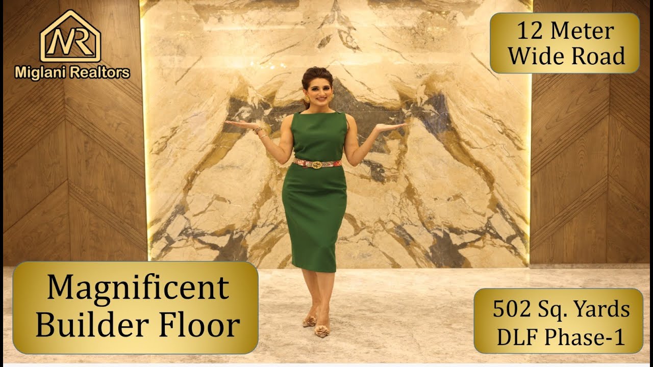 4 BHK Builder Floor in DLF Phase 1 Gurgaon | 502 Sq Yards Ultra Luxury | 12m Wide Road Home for Sale