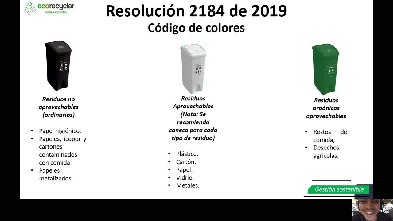 Capacitación en manejo integral de residuos sólidos  - Normatividad aplicada