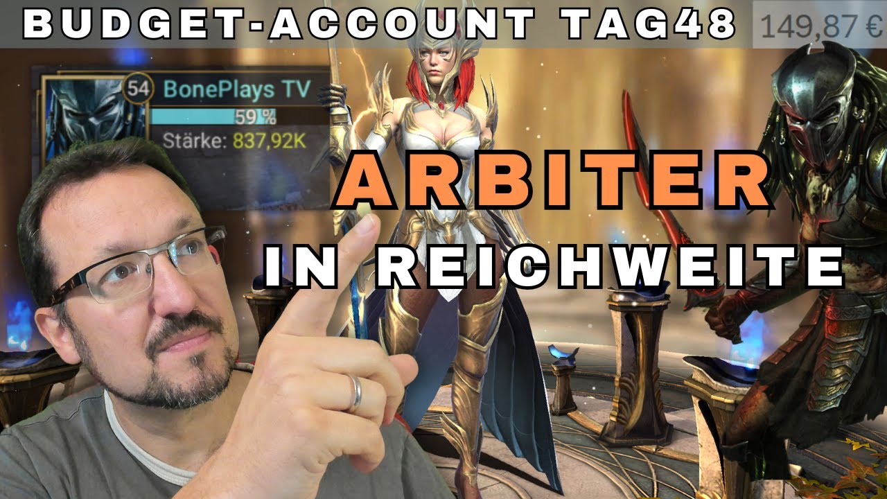 Arbiter in Reichweite! Was noch fehlt. Account-Update an Tag 48 | Budget | Raid: Shadow Legends