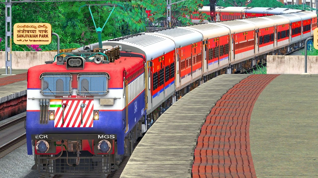 TRAINS SPEED CROSSING IN RAILWAY STATION | BUMPY RAILROAD | Train Simulator | Railworks | NTG GAMING