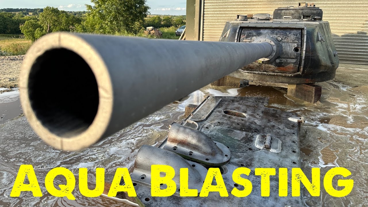 T-34/85 Restoration (Pt.3) Aqua blasting!