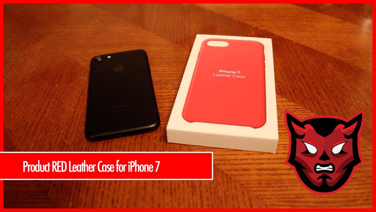 Apple Product (RED) Leather Case for iPhone 7