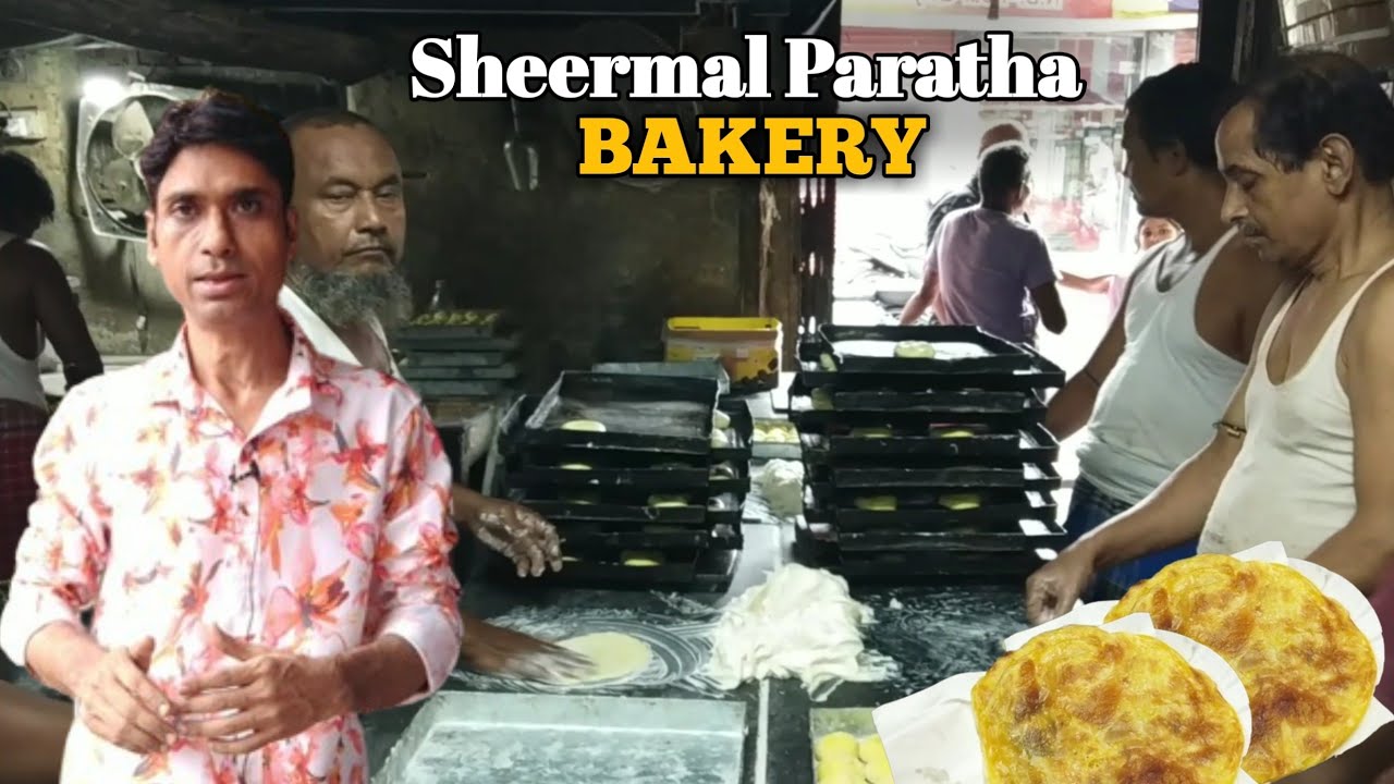 Sheermal Paratha Making Process In Kolkata Gems Bakery | Indian Food | Food