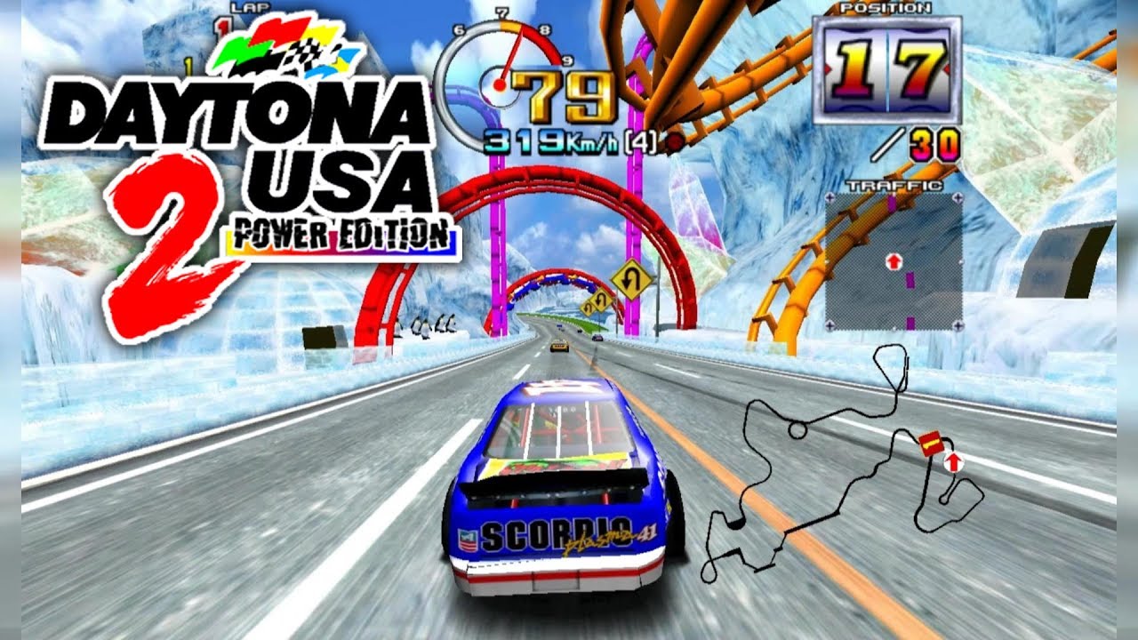 Daytona USA 2: Power Edition - 1st Place on Challenge Course (Supermodel r735)