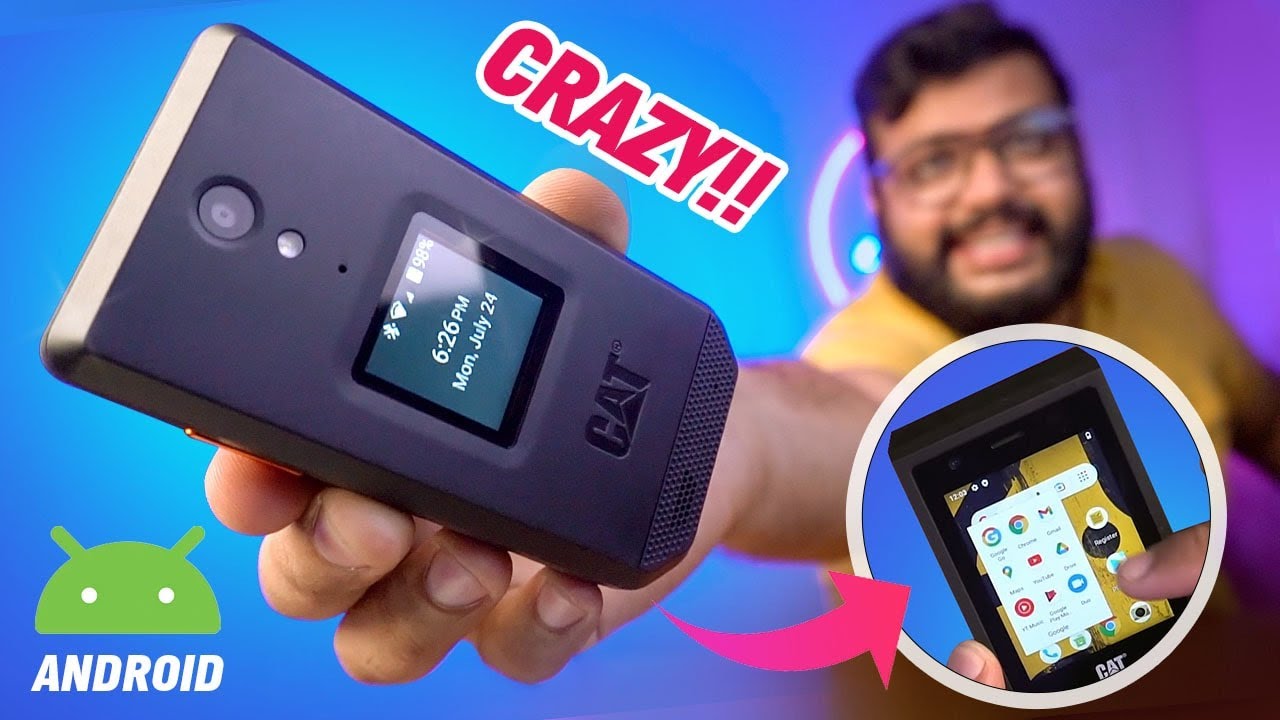 This ₹7999 RUGGED Android Flip Phone is CRAZY!! 😱 - CAT S22 Flip