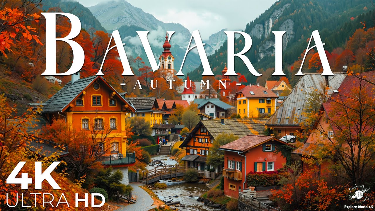 Autumn in Bavaria 4K | Alpine Villages, Golden Forests & Peaceful Germany Landscapes