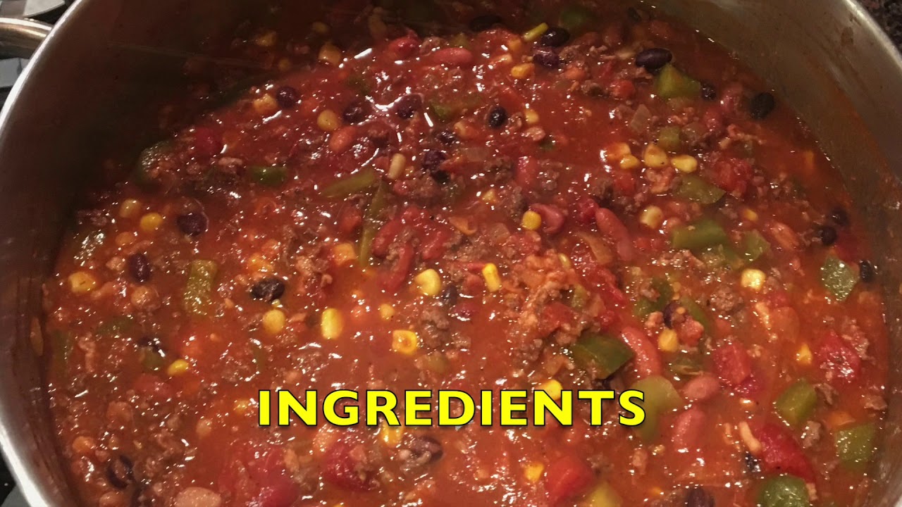 Kenny's Venison Chili