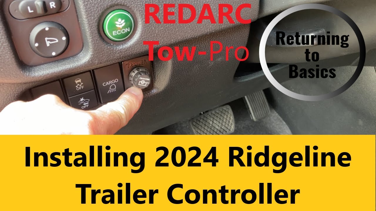Установка контроллера прицепа REDARC на Honda Ridgeline 2024 года