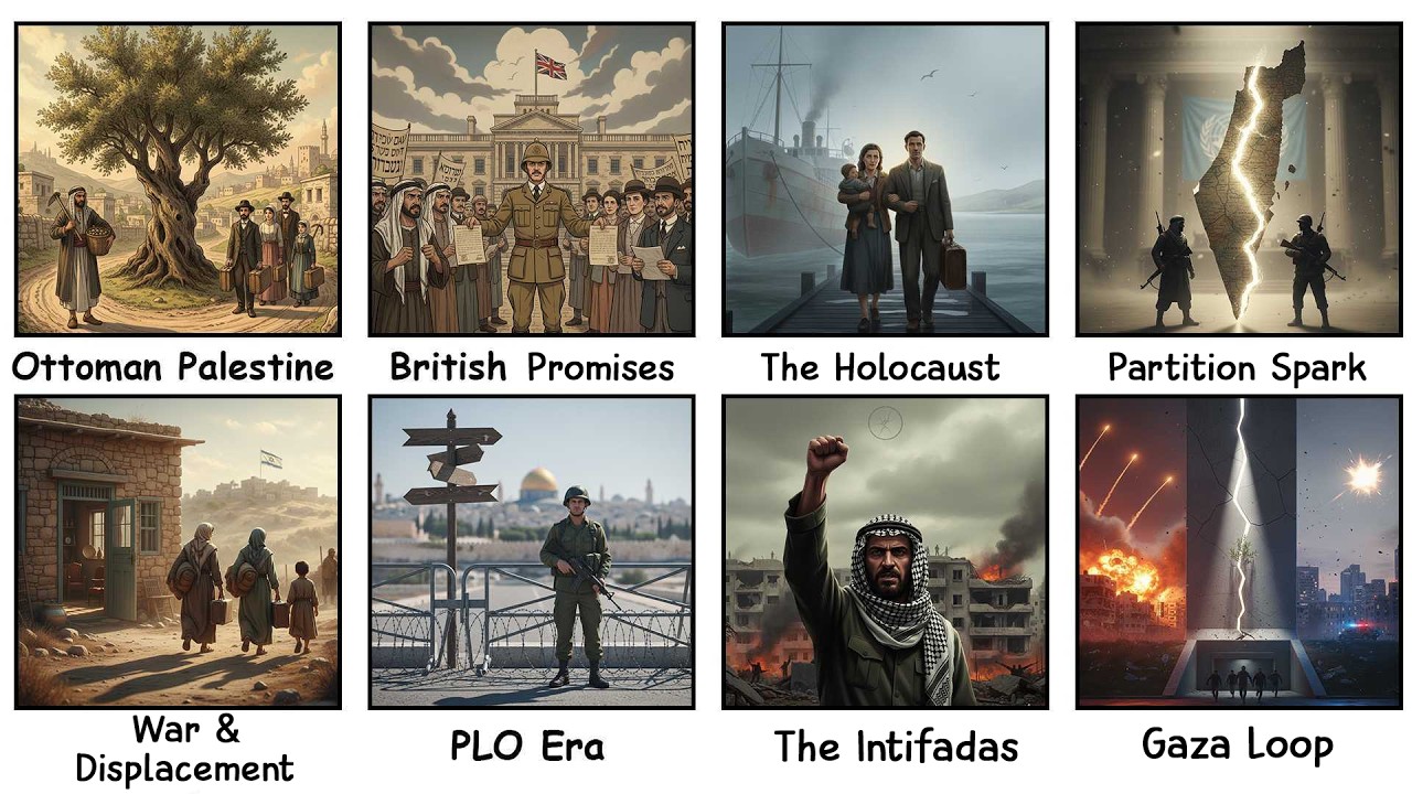 Everything About the History of Israel-Palestine Conflict You SHOULD Know Explained in 13 Minutes