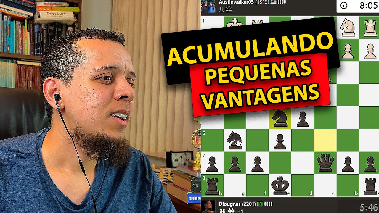 SOBRE ESTRAT&Eacute;GIAS DE XADREZ | PARTIDA COMENTADA - 10 MINUTOS