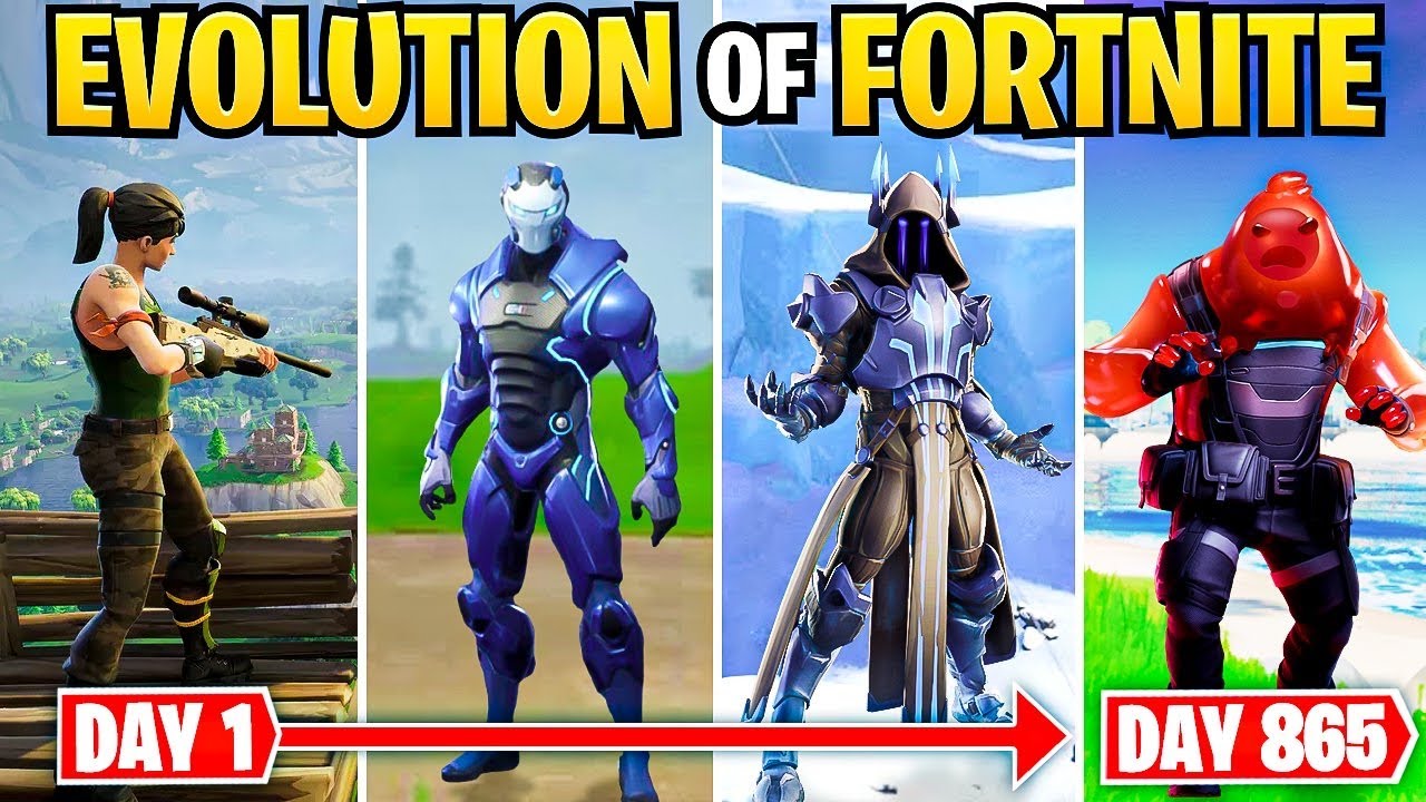 The Evolution Of Fortnite..THE BEST MOMENTS! (2017-2020)