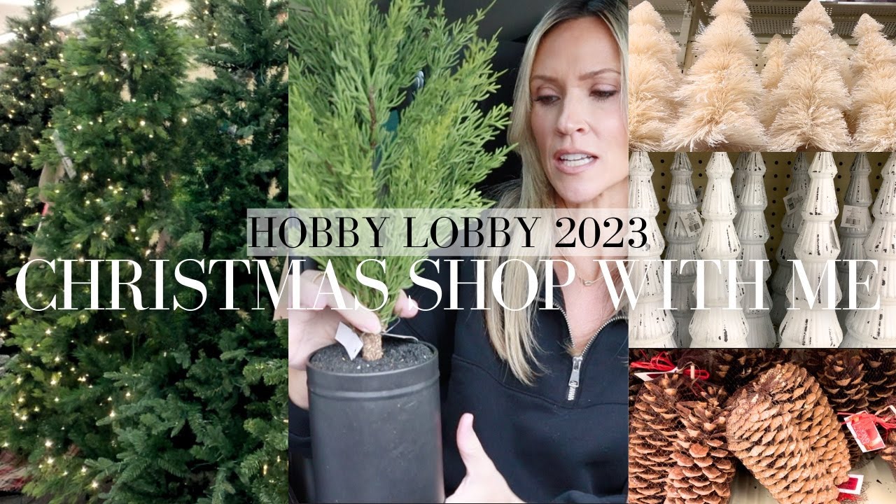 Hobby Lobby 2023 Christmas Shop with Me | High End Looks for Less