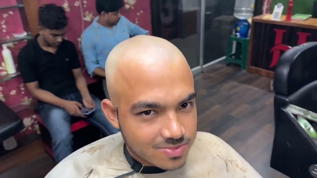 Indan boy head shave