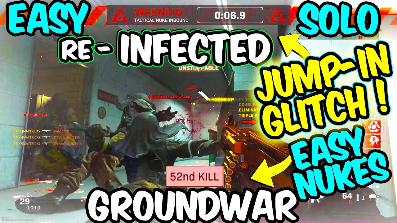 MW Re- INFECTED GLITCH Easy Jump-In Glitch is easy nukes Tavorsk District Modern Warfare GroundWar