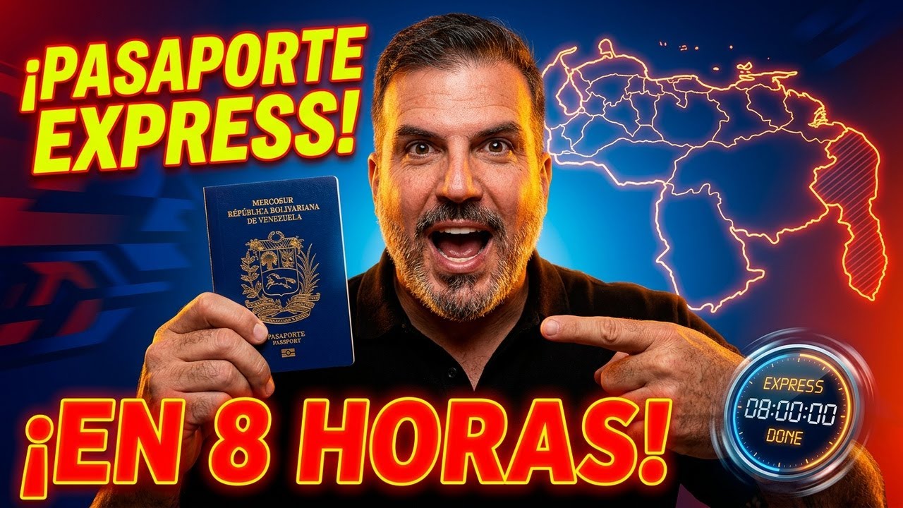 Pasaporte Venezolano en 8 horas