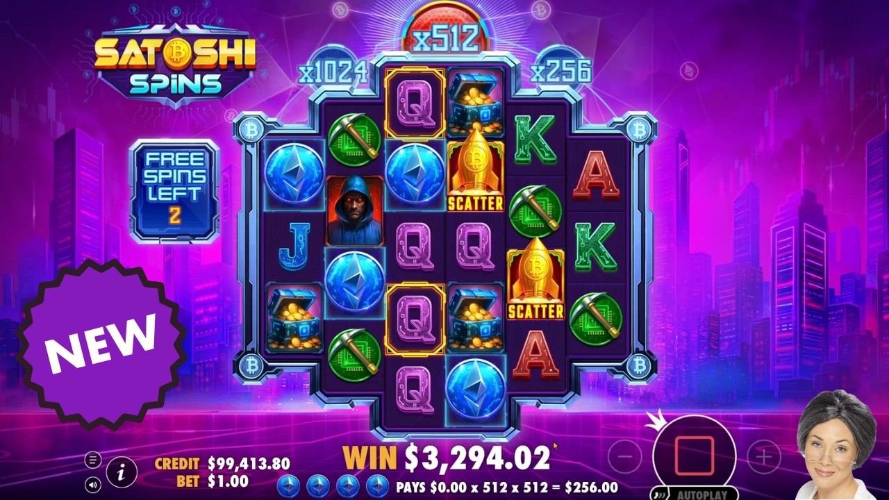 👩&zwj;🦳🎰 SATOSHI SPINS 👀 NEW SLOT🚨PRAGMATIC PLAY👍 🎰 #newslots 🚨