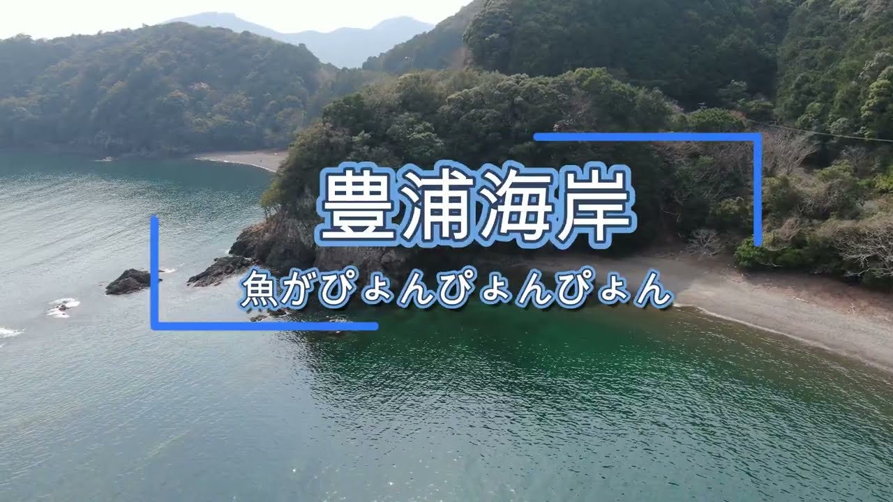 三重県紀北町豊浦海岸上空