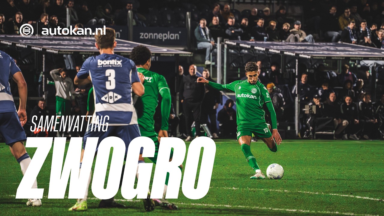 PEC Zwolle - FC Groningen | samenvatting